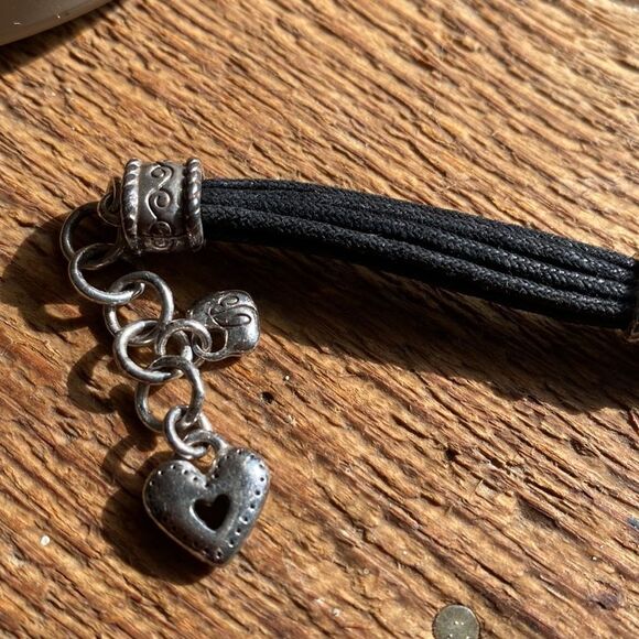 Brighton black‎ and silver Heritage Heart bracelet - Picture 4 of 5